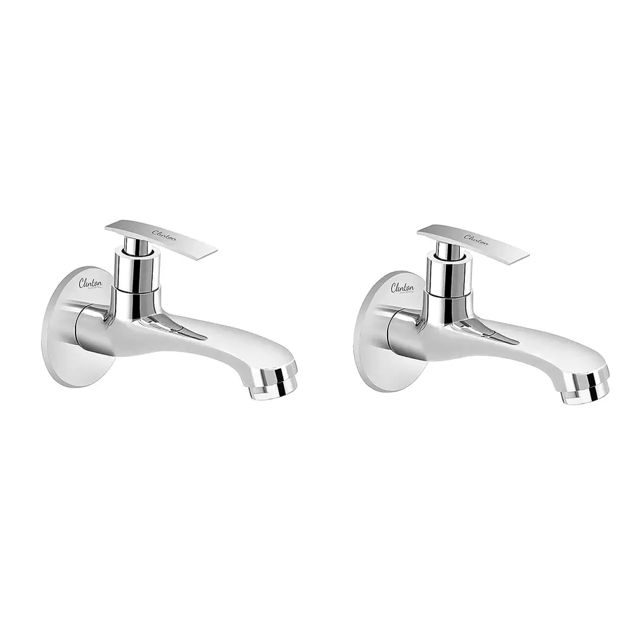 CLINTON Ocean Brass Long Body Tap for Bathroom and Kitchen (Pack of 2)