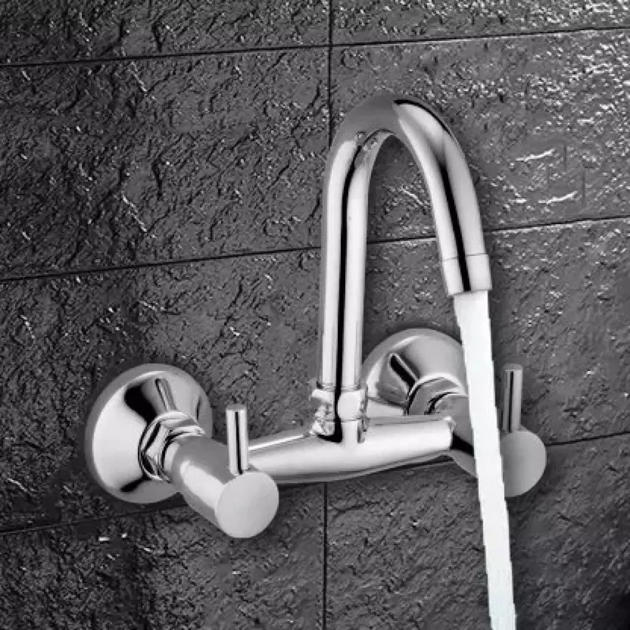Fastgear Sink Tap Stainless Steel Chrome Finish Silver, FG2084