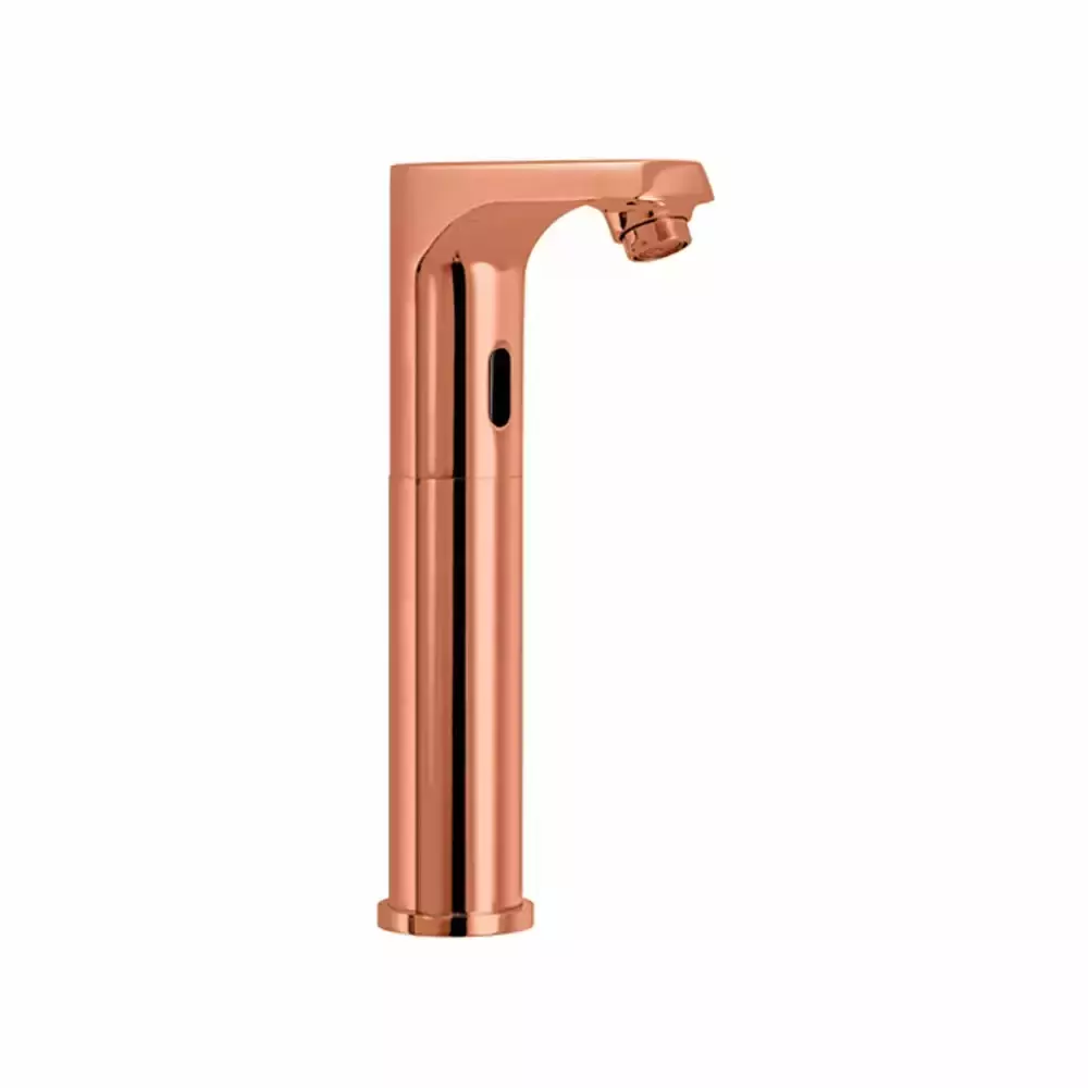 CERA High Neck Sensor Tap Deck Mounted PVD Finish Rose Gold, F6010108RG