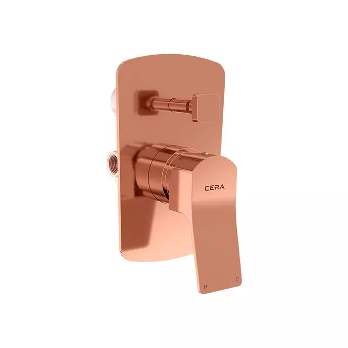 CERA Sylvina Basin Mixer Single Lever Wall Mount PVD Finish, F1021721 Series