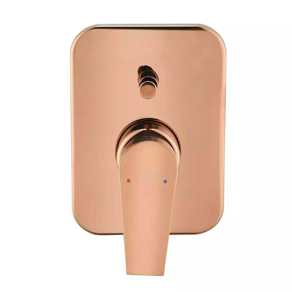 Parryware Ultra High Flow Diverter Upper Trim Praseo Deep Rose Gold Chrome Finish, G5886A4
