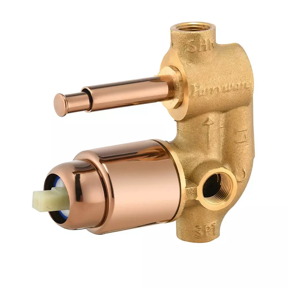 Parryware Ultra High Flow Concealed Diverter Body Deep Rose Gold Chrome Finish, G4888A4