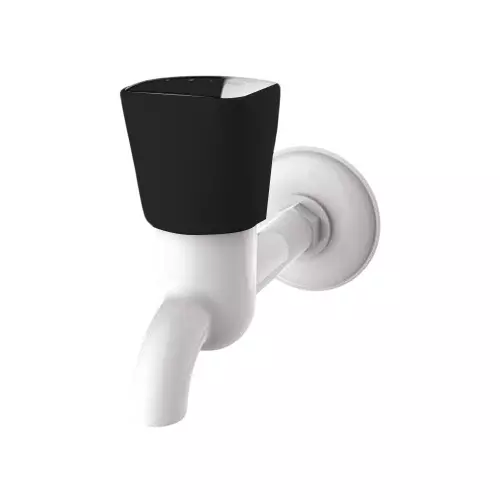 SUPREME Crown Series Bib Tap Full Turn Plastic 15 mm, O Black
