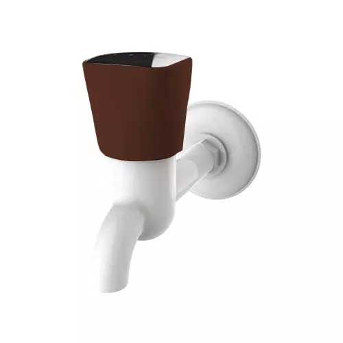 SUPREME Crown Series Bib Tap Quarter Turn Plastic, Brown