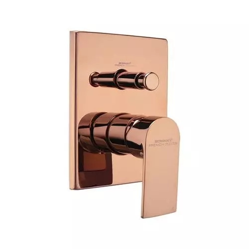 Somany Exposed Part of High Flow/3 Inlet Diverter French Collection Elysees Series Rose Gold Wall Mount, 272111380161