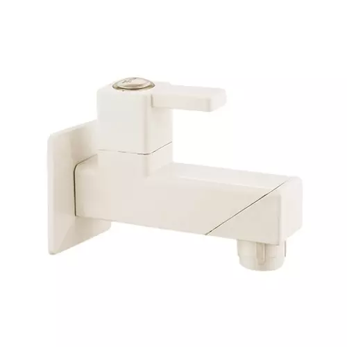 TRIJAL Oscar Bib Cock With Flange Ivory 15 mm Thread & 20 mm Spindle, OSR-100 (Pack of 24)