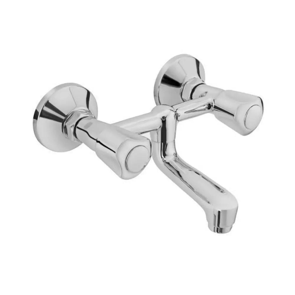 Somany Wall Mixer Non Telephonic Signature Collection Dhaara Series Chrome Finish Wall Mount, 272200120041
