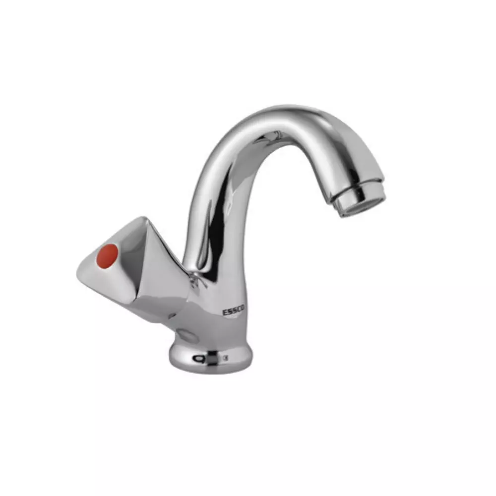 Essco by Jaquar Tropical Swan Neck Tap with Right Hand Operating Knob with Aerator, TQT-510A