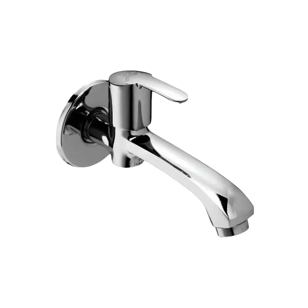 Jabra Long Body Cock Aqua Series Brass Chrome Finish Wall Mount Silver