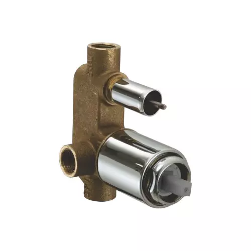 PLUMBER Concealed Set for High Flow Single Lever Divertor with 40 mm High Flow Cartridge, U-4007