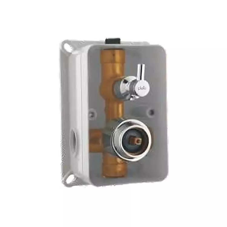 PLATO LINEA PREMIUM Series High Flow Diverter Concealed Body Silver, LN-301