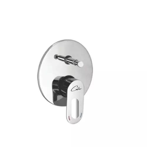 CASLLA Exposed Part Kit for 3 Inlet Divertor Conza Series Brass Chrome Finish Silver, CNA-CHR-732306