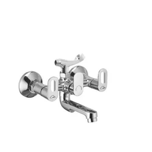 CASLLA Wall Mixer with Provision for Telephonic Shower Conza Series Brass Chrome Finish, CNA-CHR-732313