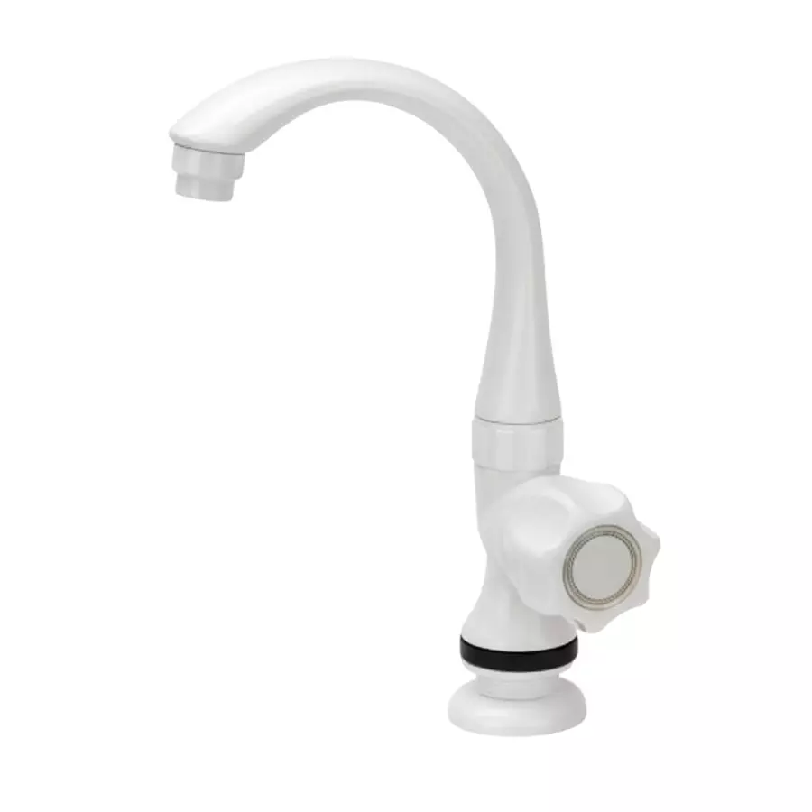 FITVIT Swan Cock 1/2 inch (12.7 mm) PP Plastic