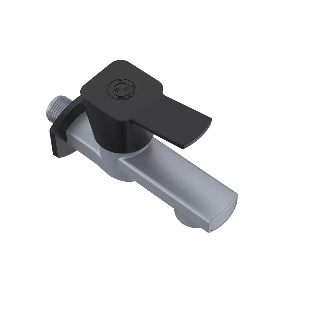 rn-ptmt-foam-flow-bib-tap-with-flange-12-inch-15-mm-size-metallic-grey-black-polybag-packaging-for-kitchen-bathroom-use