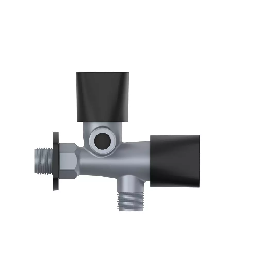 rn-ptmt-felicity-collection-2-in-1-angle-tap-with-flange-metallic-grey-black-polybag-packaging-type-12-inch-15-mm-size-for-kitchen-bathroom-use