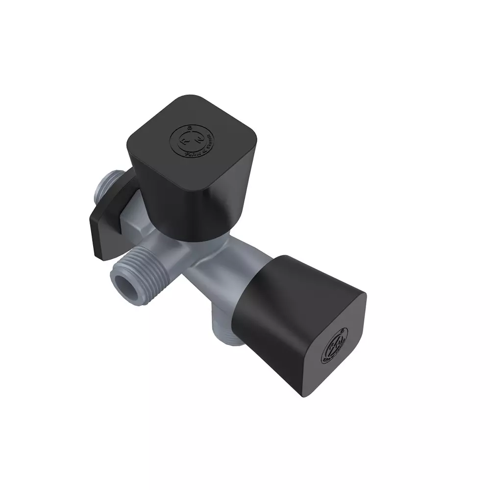 rn-ptmt-felicity-collection-2-in-1-angle-tap-with-flange-metallic-grey-black-polybag-packaging-type-12-inch-15-mm-size-for-kitchen-bathroom-use