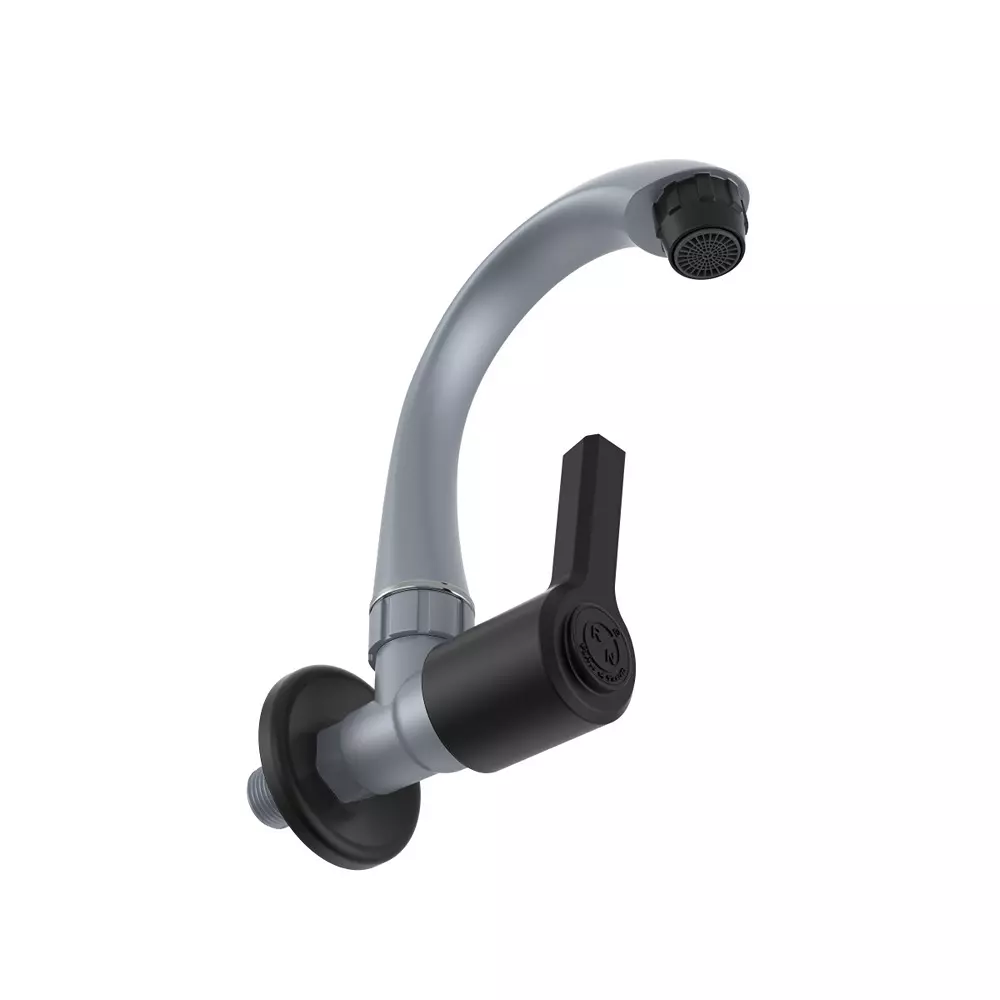 rn-mini-sink-tap-with-flange-wall-mounted-ptmt-metallic-grey-black-12-inch-15-mm-size-for-kitchen-bathroom-use-rnwin09b23