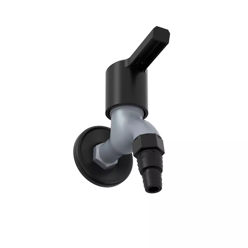 rn-nozzle-bib-garden-tap-with-flange-ptmt-metallic-grey-black-12-inch-15-mm-size-for-kitchen-bathroom-use-rnwin09b08