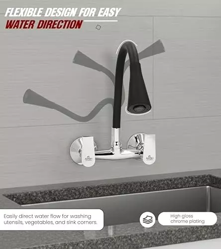 ar5h-dual-flow-kitchen-sink-mixer-tap-brass-with-v-cap-flange-legs-for-hot-cold-water-black-silver