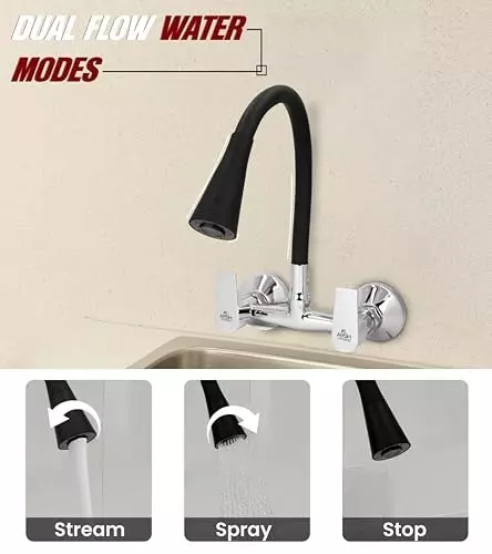 ar5h-dual-flow-kitchen-sink-mixer-tap-brass-with-v-cap-flange-legs-for-hot-cold-water-black-silver