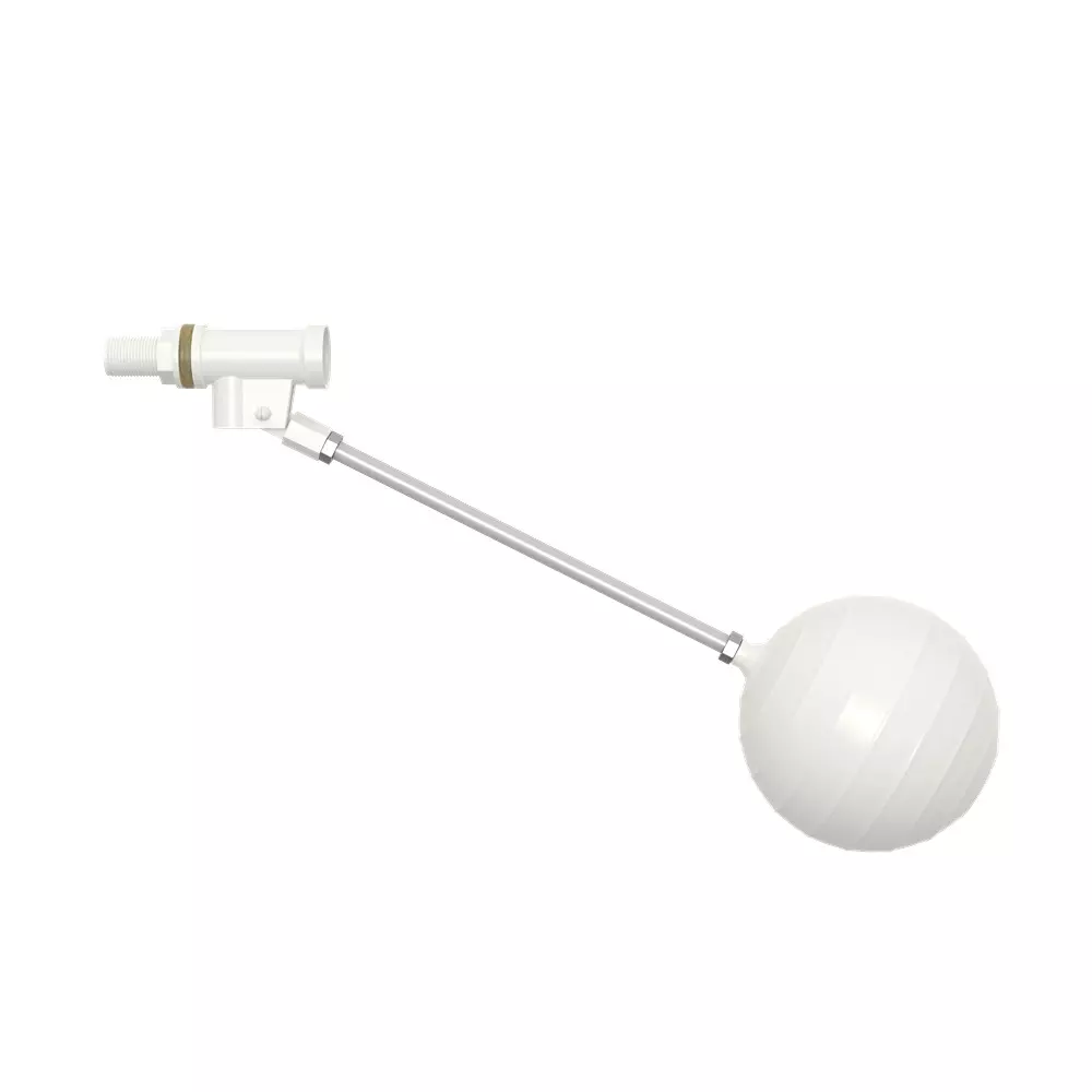 RN Ball Tap Set White 1/2 Inch (15 mm) Size PTMT for Bathroom & Toilets, RNPBC01A15