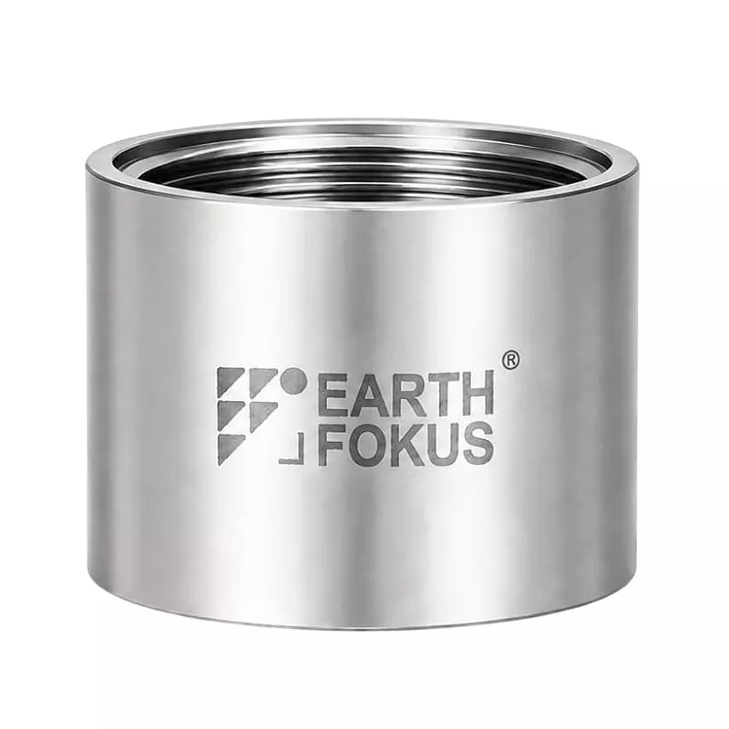 EARTH FOKUS Anti-Theft Housing Adapter Aerator Female Thread Polished Stainless Steel for 22 & 24 mm Tap Fitting, WF-HS-F-AT-P4 (Pack of 4 Pcs)