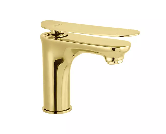 CERA Brooklyn Single Lever Table Mount Basin Mixer French Gold, F1018451FG