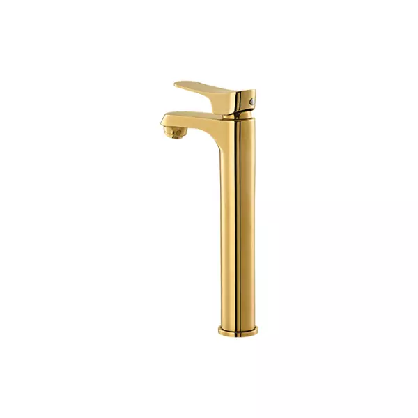 CERA Perla Single Lever Table Mount Basin Mixer French Gold, F1012452FG