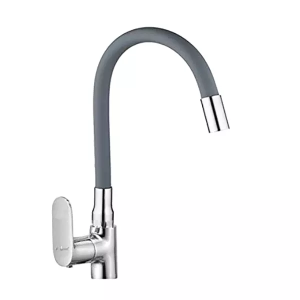 Aquieen Flexi Basin Tap Brass & Copper Chrome Finish Grey, AQN 801
