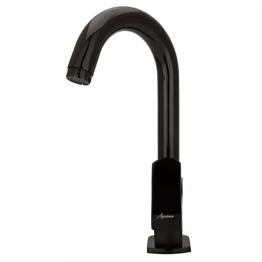 Aquieen Zura Basin Tap Brass & Copper Chrome Finish Metallic Black, AQN 970