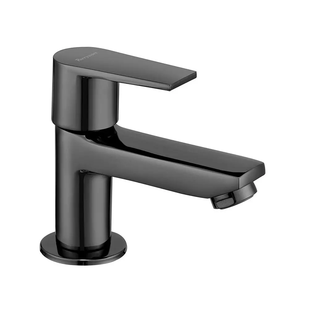 Parryware Pillar Cock Praseo Black Matt Finish, G58017C