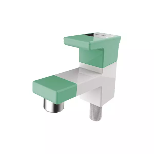 SUPREME Alpha Series Pillar Tap Quarter Turn Plastic, Green
