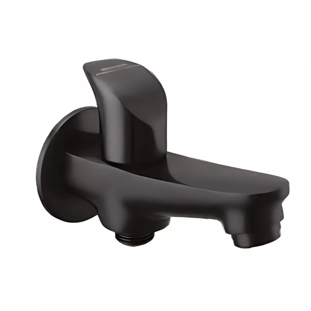 Somany Two Way Bib Cock French Collection Liana Series All Black Wall Mount, 272211390271