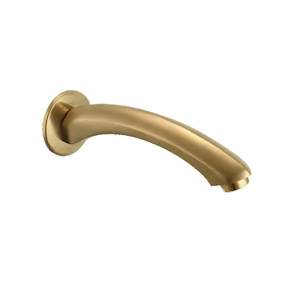 Somany Bath Tub Spout French Collection Arizona Series Brushed Gold Finish Metal Body Wall Mount, 272211400351