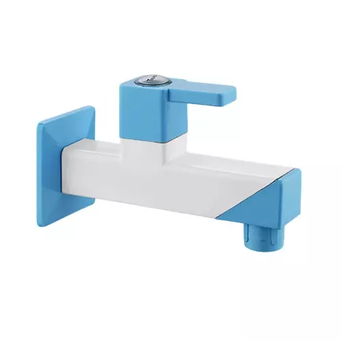 TRIJAL Oscar Plus Long Body With Flange White, Blue 15 mm Thread & 20 mm Spindle, OSP-101 (Pack of 24)