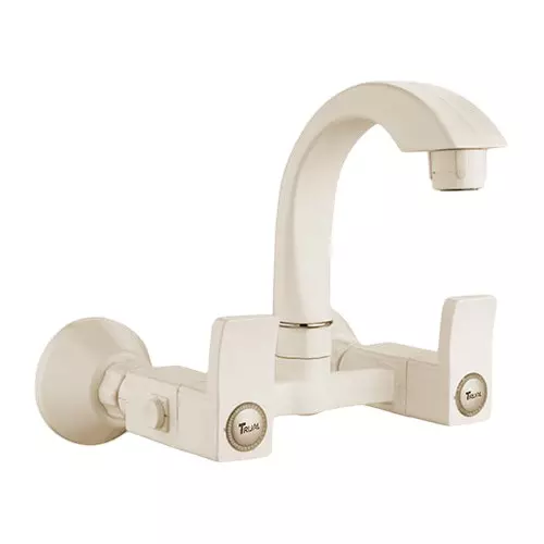 TRIJAL Guppy Sink Mixer With Flange Ivory 15 mm Thread & 20 mm Spindle, GUP-113 (Pack of 12)