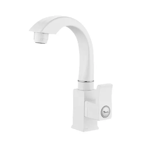 TRIJAL Guppy Swan Neck White 15 mm Thread & 20 mm Spindle, GUP-110 (Pack of 24)