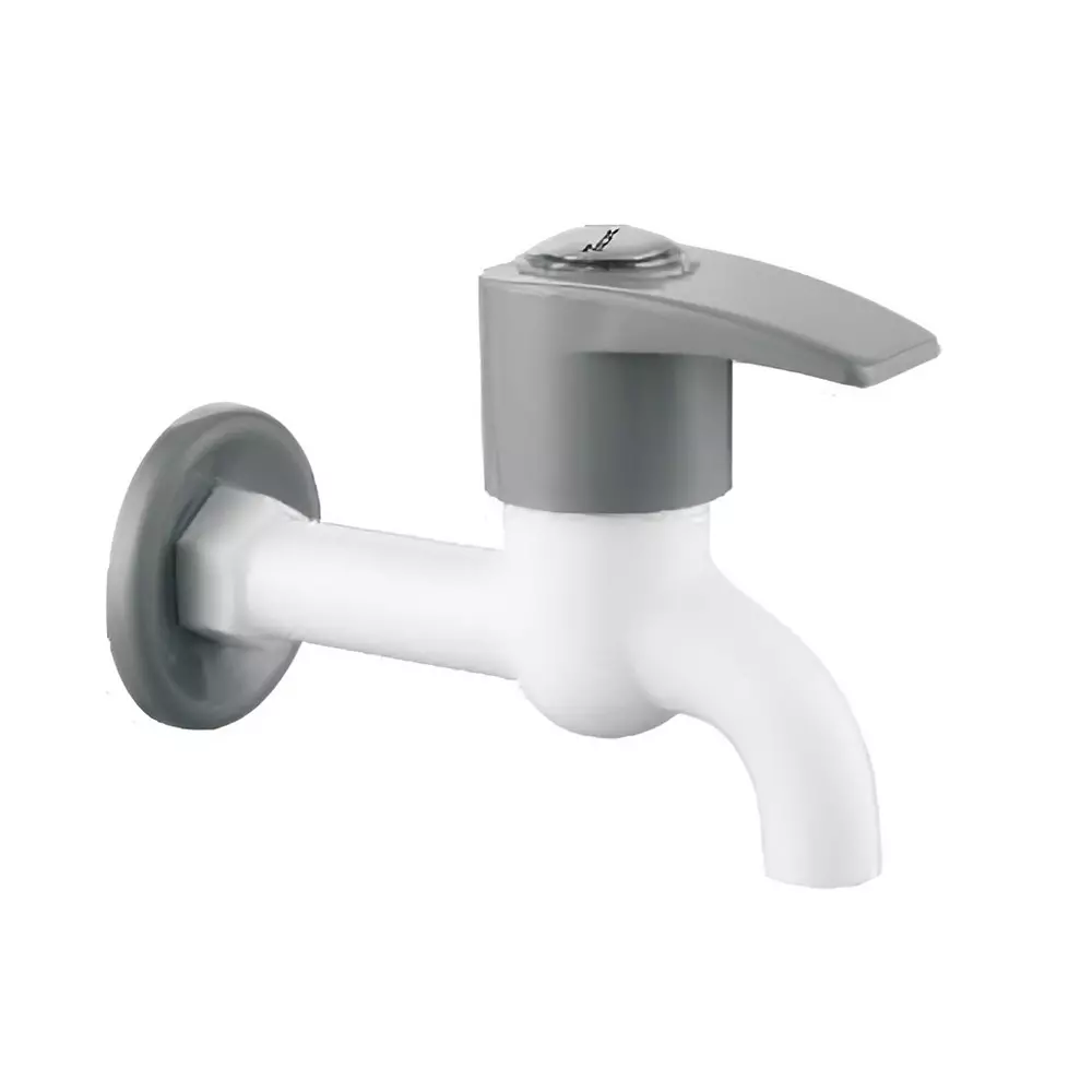 TRIJAL Silver Plus Long Body with Flange White, Grey, SLP-101 (Pack of 48)