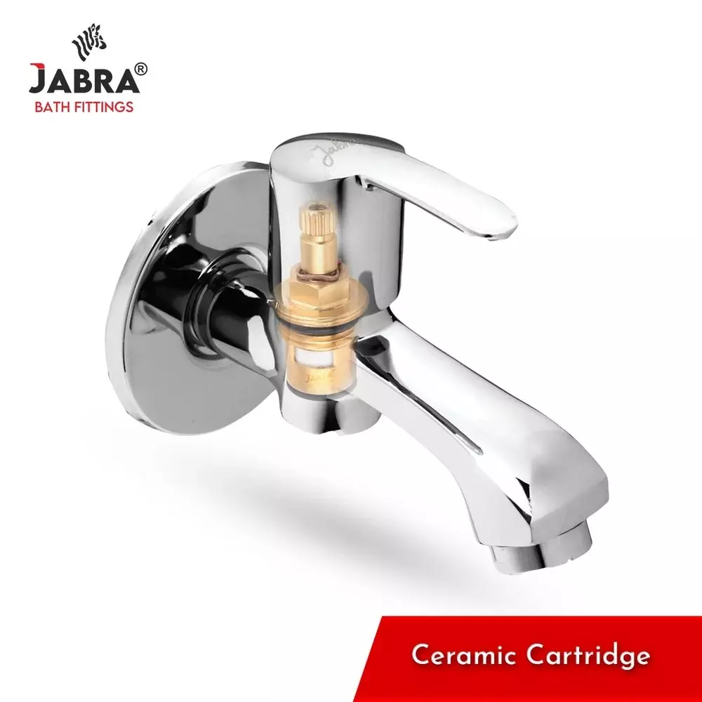 Jabra Bib Cock Aqua Series Brass Chrome Finish Wall Mount Silver