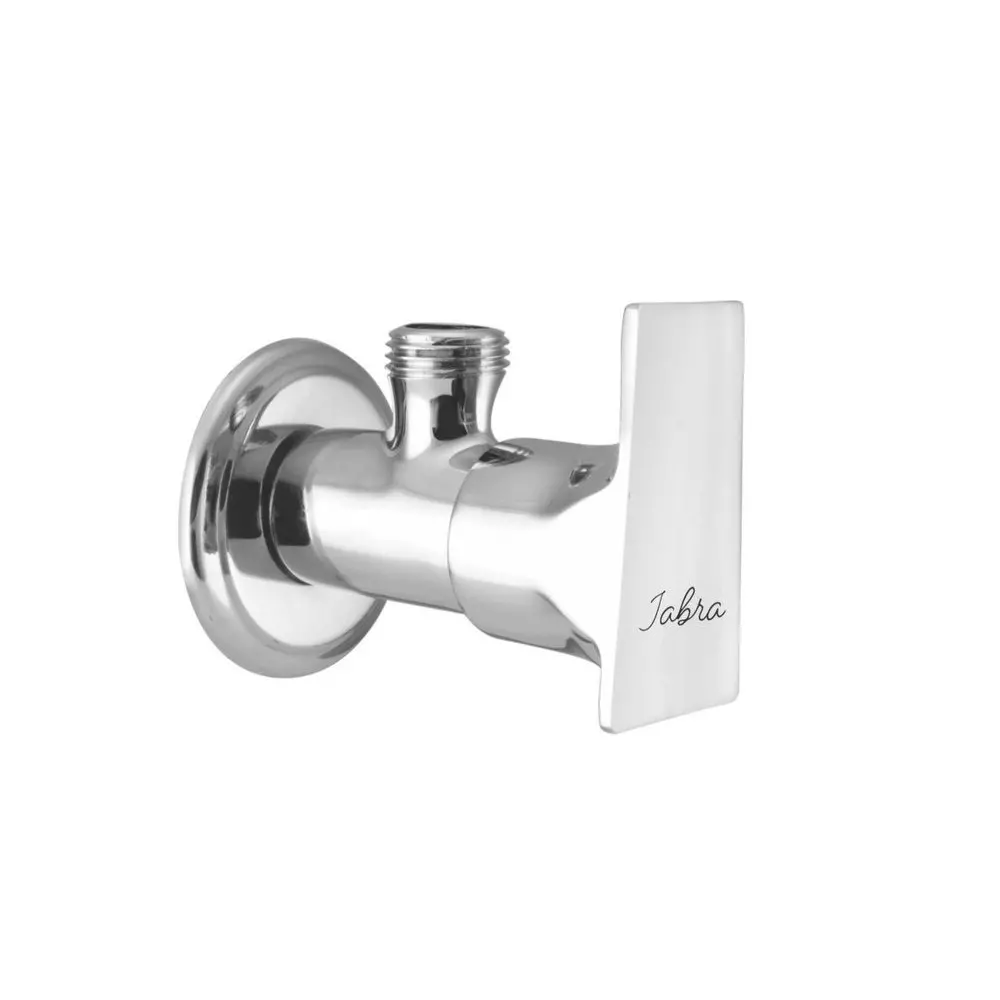 Jabra Angle Cock (M) Bright Series Brass Chrome Finish Wall Mount Silver
