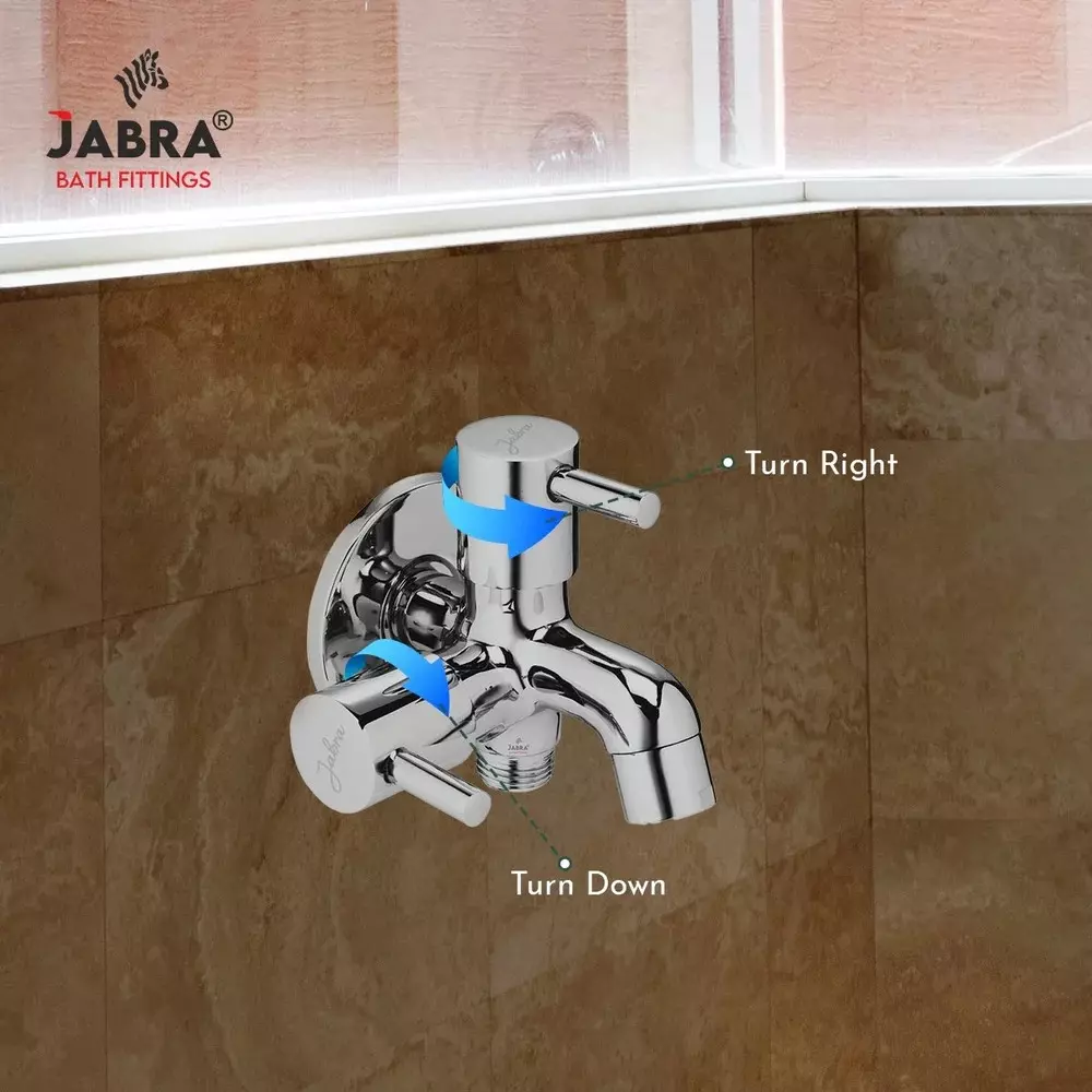 jabra-2-in-1-bib-cock-flora-series-brass-chrome-finish-wall-mount-silver