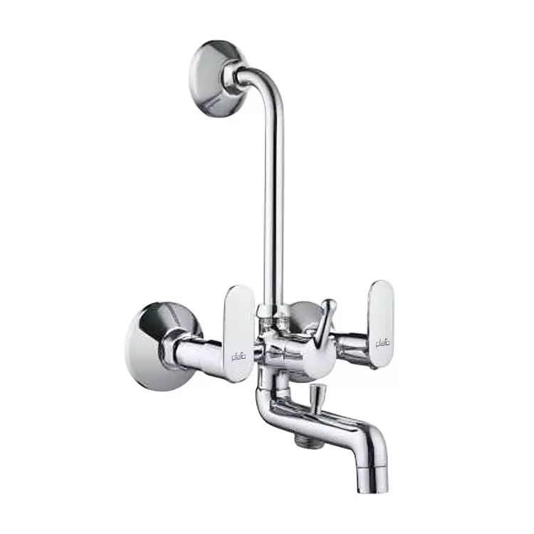 PLATO WINNER Series Wall Mixer 3 in 1 with ‘L’ Bend Silver, WER 015