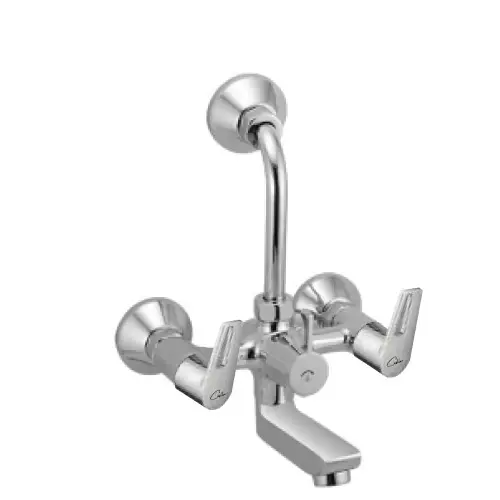CASLLA Wall Mixer with Provision for Overhead Shower Contana Series Brass Chrome Finish Silver, CTA-CHR-852314