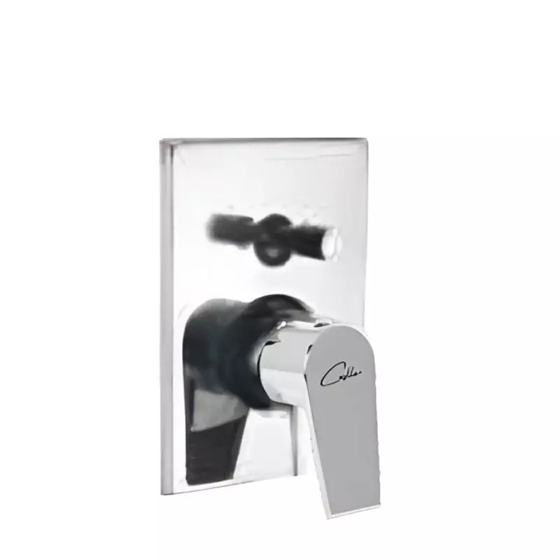 CASLLA Exposed Part Kit for 3 Inlet Divertor Croma Series Brass Chrome Finish Silver, COA-CHR-872306