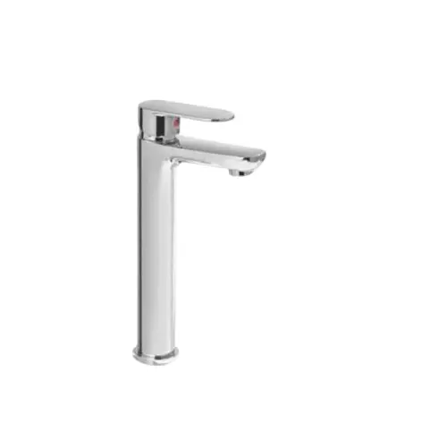 CASLLA Single Lever Basin Mixer Long Candy Series Brass Chrome Finish Silver, CNY-CHR-712302
