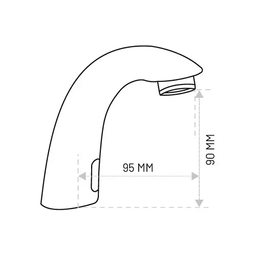 Bharat Photon Sensor Faucet 6 V DC, Sensing Distance 30-200 mm and 0.02 Mpa-0.8 Mpa Working Pressure, BP-F612DC
