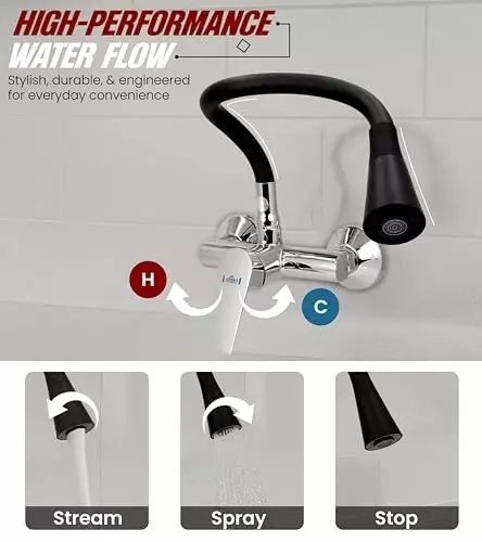 ar5h-single-lever-sink-mixer-brass-wall-mounted-chrome-finish-with-flexible-dual-flow-spout-black-silver