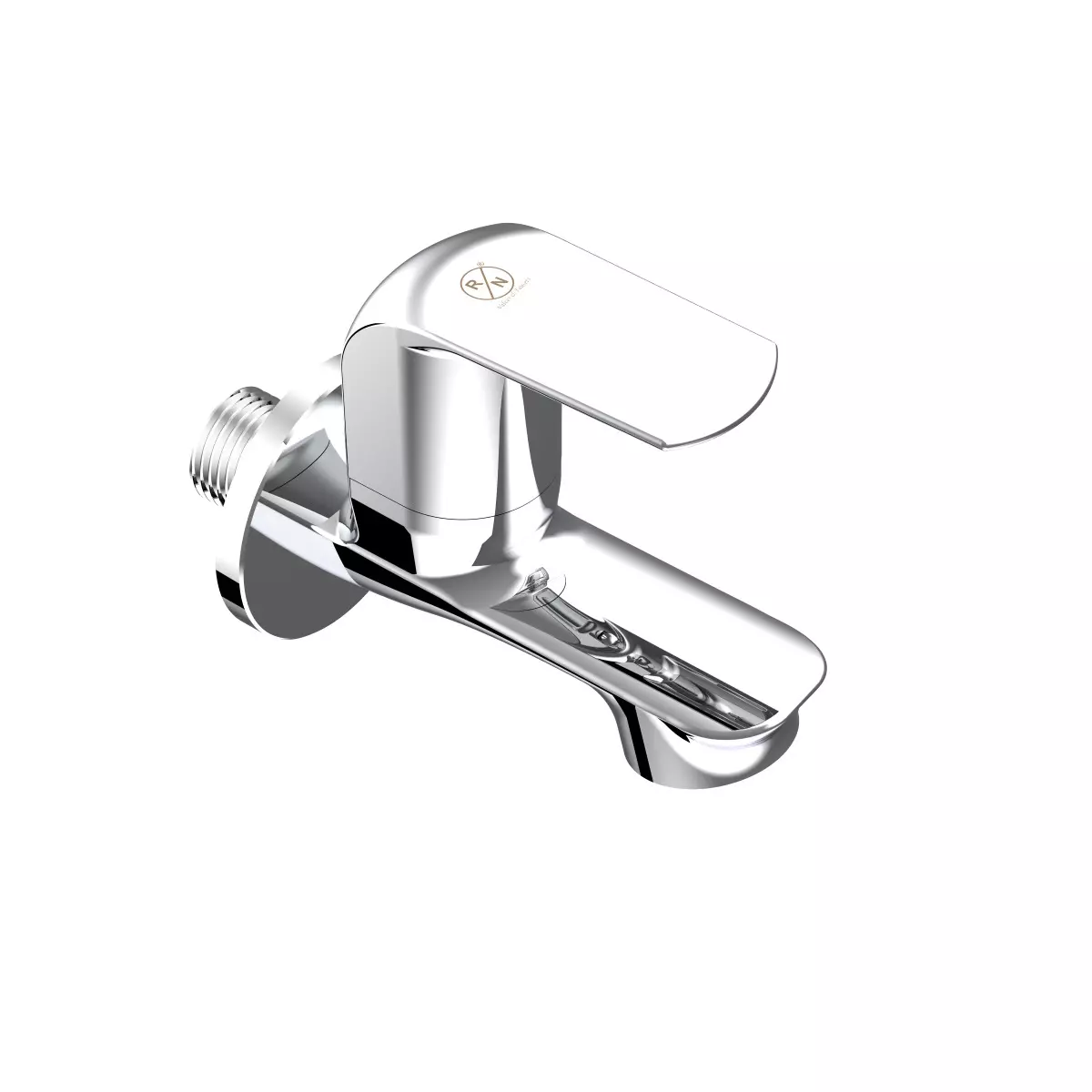 RN BIB Tap With Flange Chrome Plated Stainless Steel 1/2 Inch (15 mm) Size for Bathroom & Toilets Use, RNSOP24G13