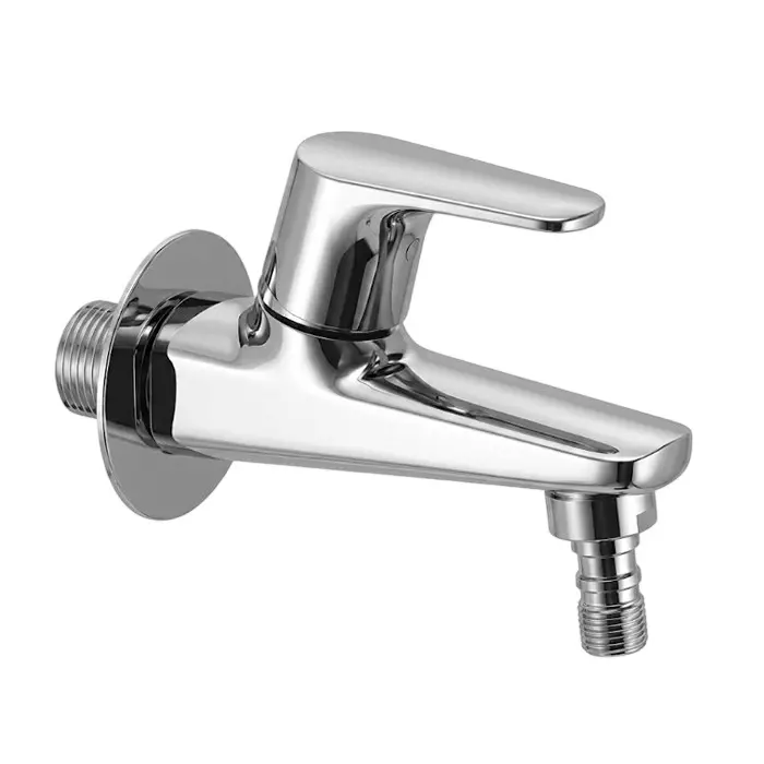 PLUMBER Ecoline Series Estel Range Nozzle Tap, Chrome Finish and Wall Mounted, ETL-0216